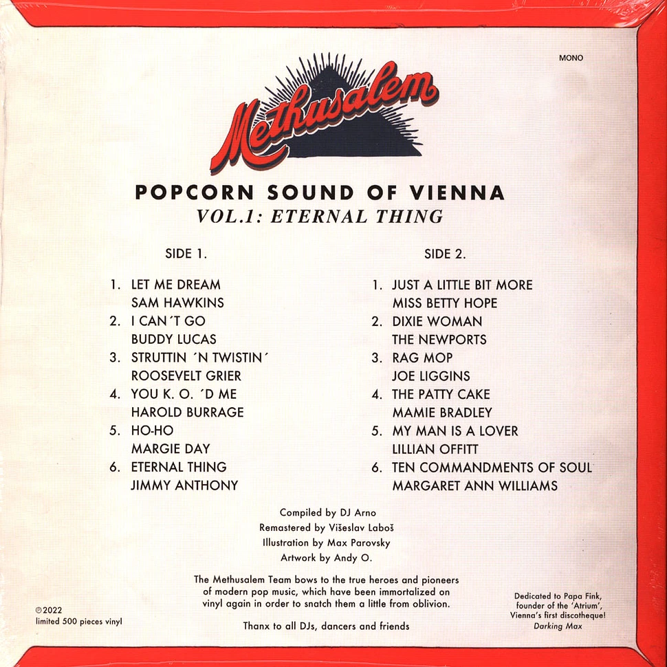V.A. - Methusalem - Popcorn Sound Of Vienna 1954-1964