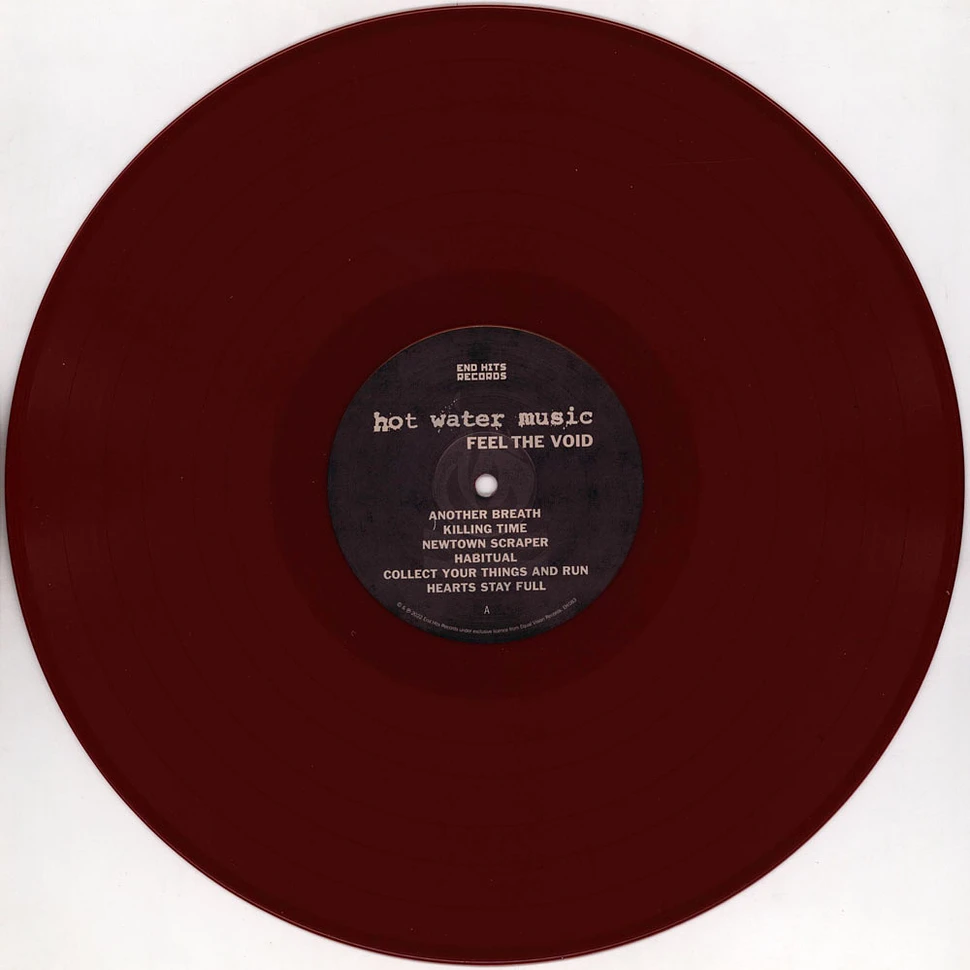 Hot Water Music - Feel The Void Oxblood Vinyl Edition