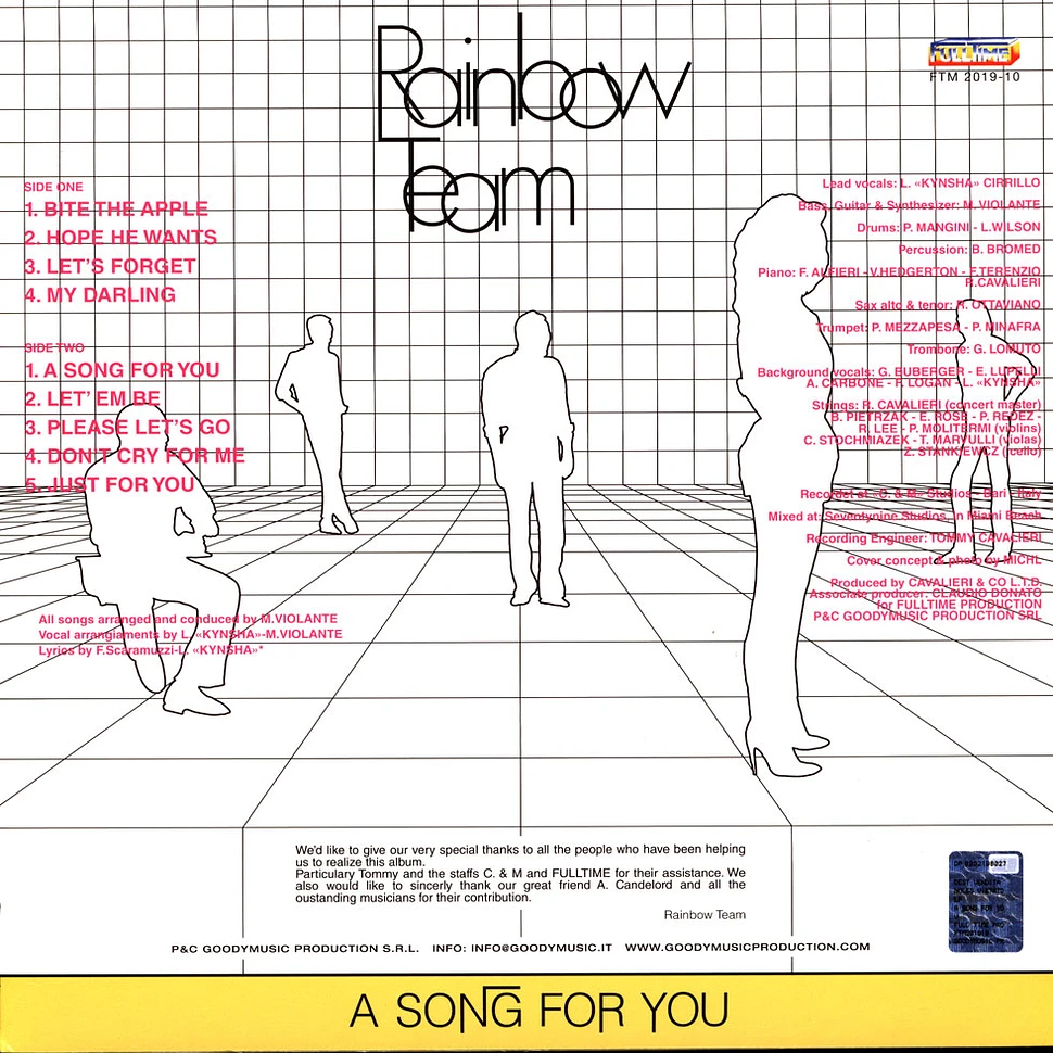 Rainbow Team - A Song For You Black Vinyl Edition