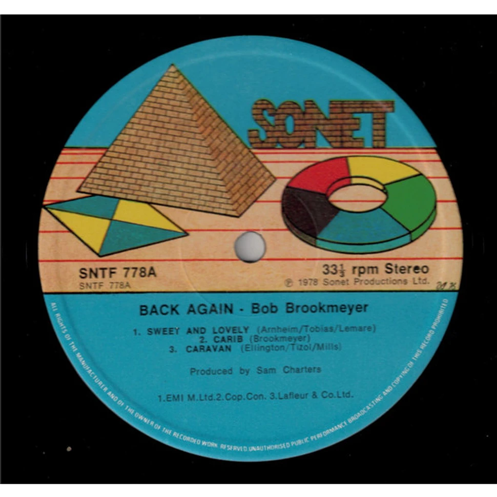 Bob Brookmeyer - Back Again