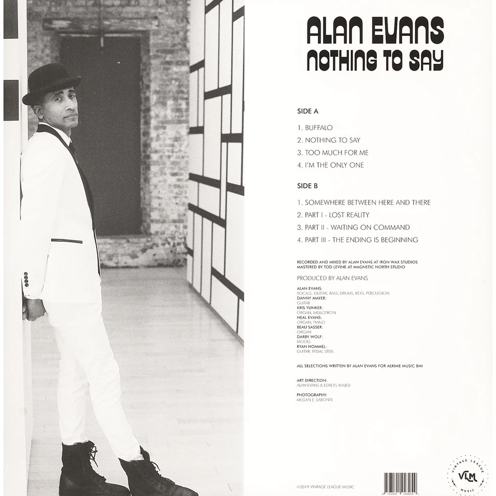 Alan Evans - Nothing To Say