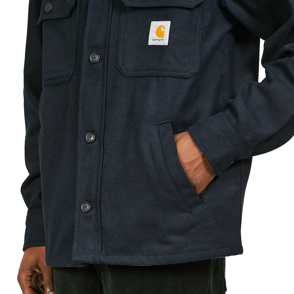 Carhartt WIP Men's Wiston Shirt Jacket Dark Navy Classic Fit RRP £160