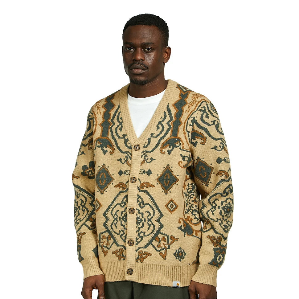 Carhartt WIP - Verse Cardigan (Verse Jacquard / Dusty H Brown) | HHV