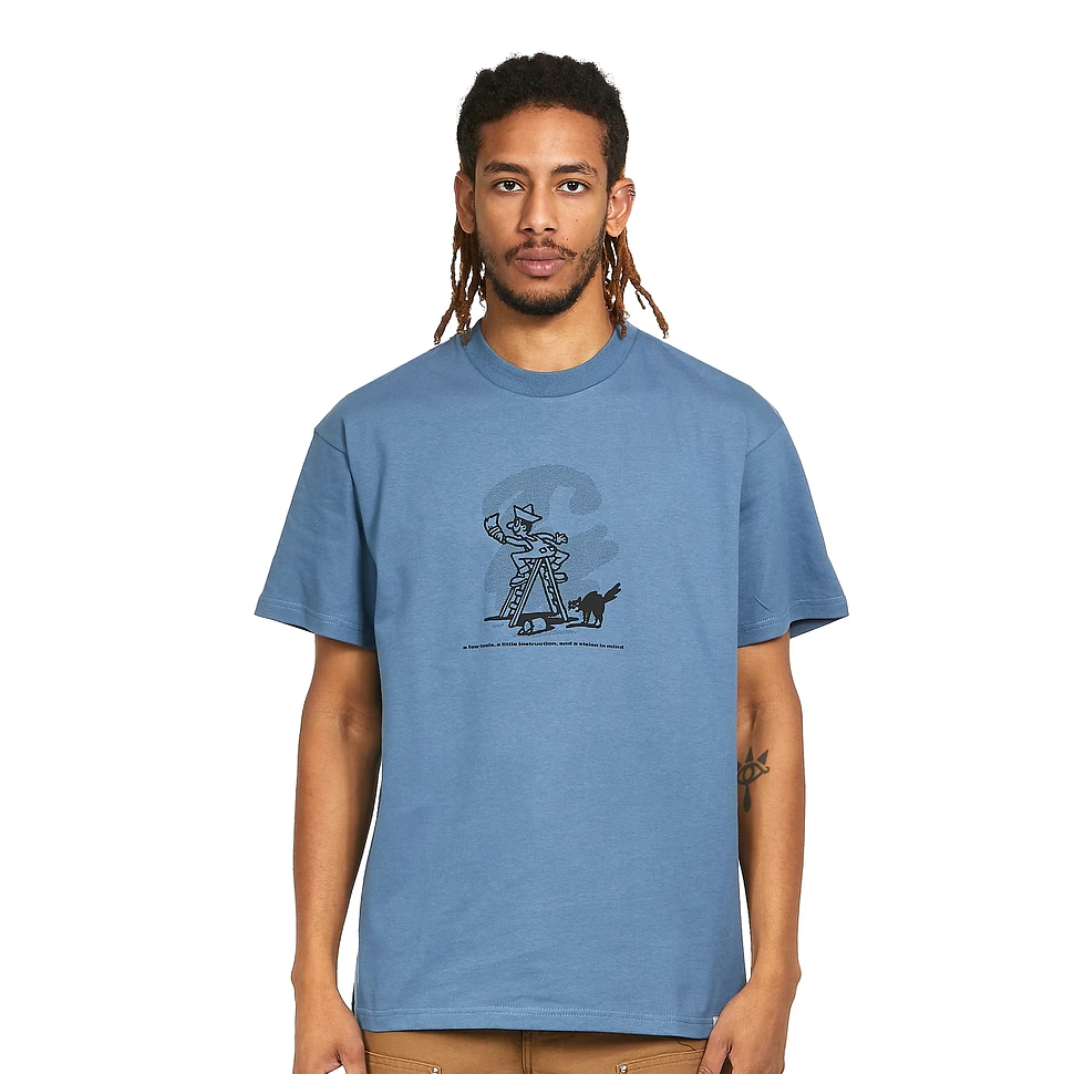 Carhartt WIP - S/S Lucky Painter T-Shirt (Storm Blue / Black) | HHV