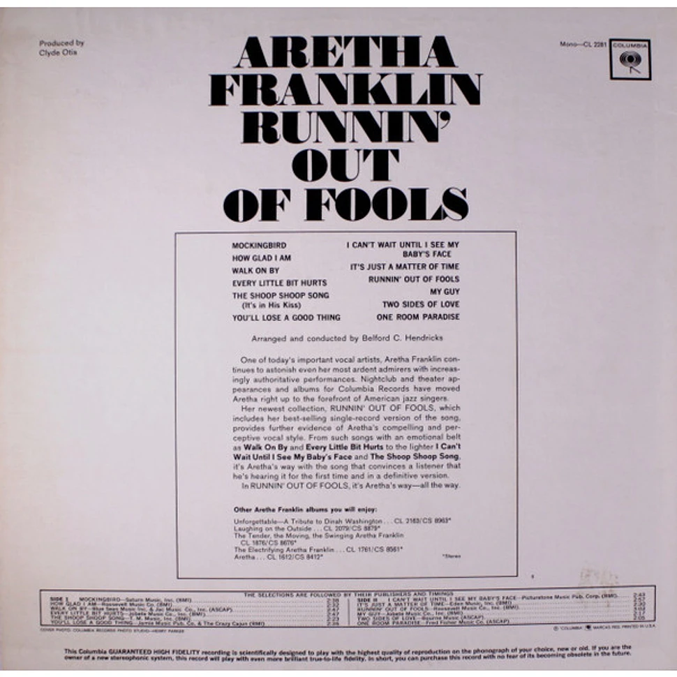 Aretha Franklin - Runnin' Out Of Fools