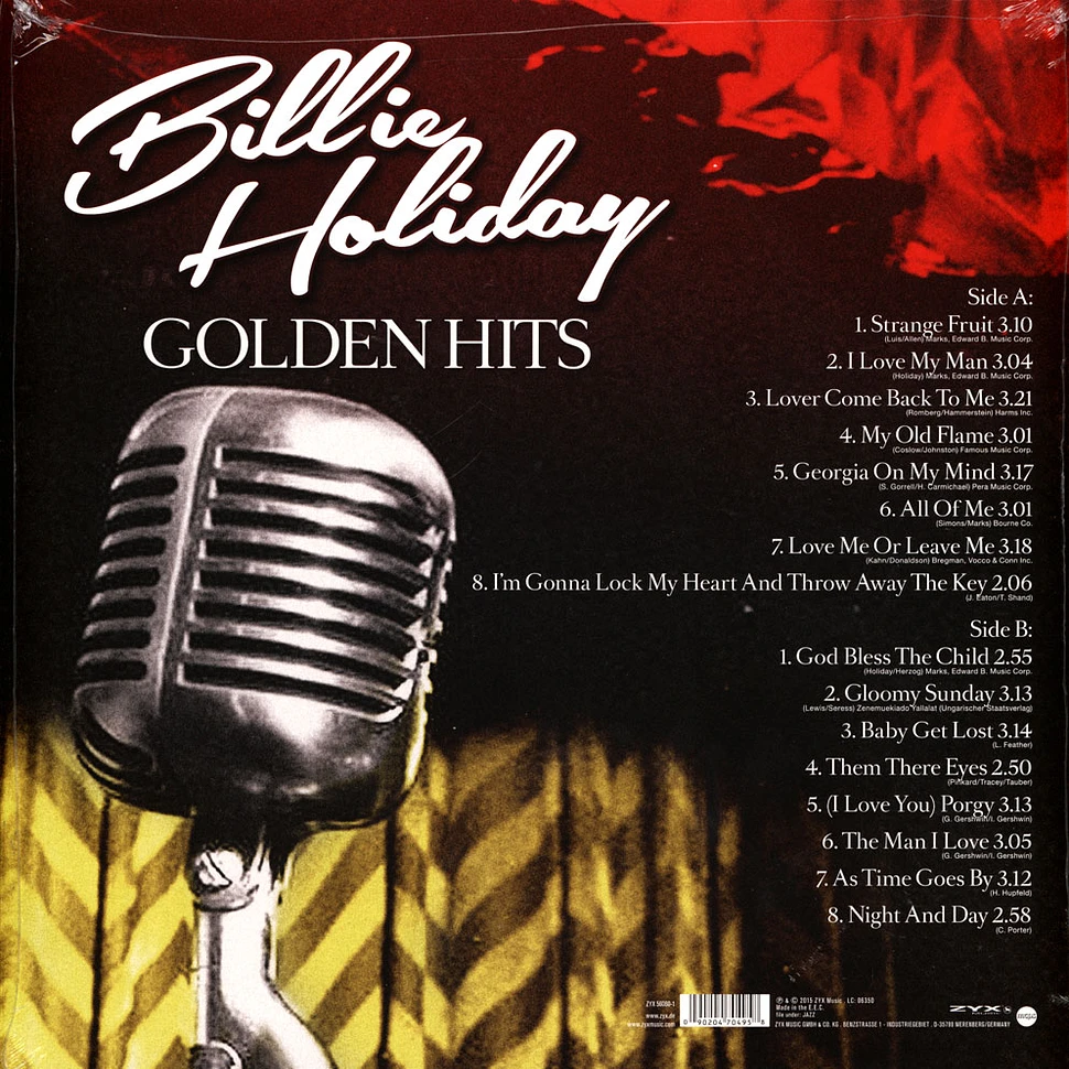 Billie Holiday - Golden Hits