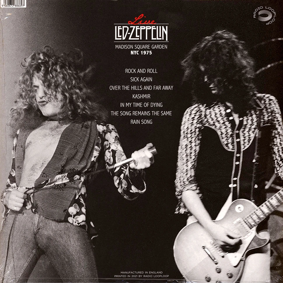 Led Zeppelin - Live At Madison Square Garden In Nyc 1975