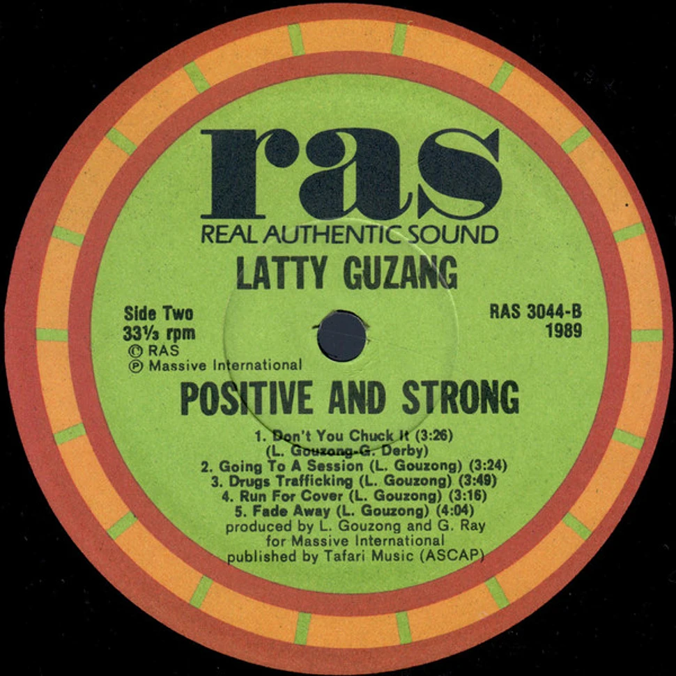 Latty Guzang - Positive And Strong