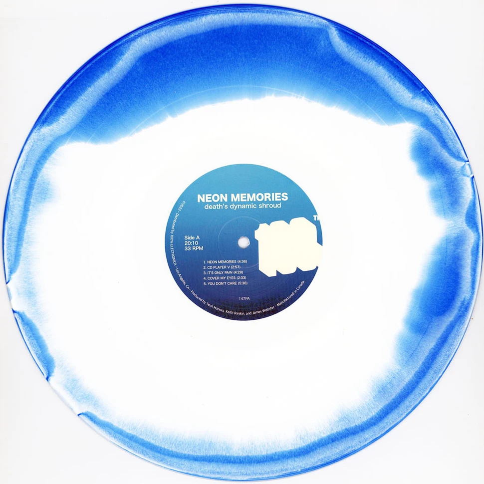 Death's Dynamic Shroud - Neon Memories Blue Swirl Vinyl Edition
