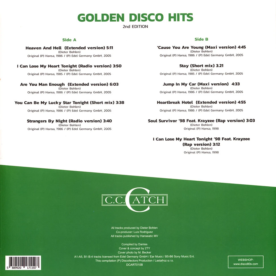 C C Catch - Golden Disco Hits Golden Vinyl Edition