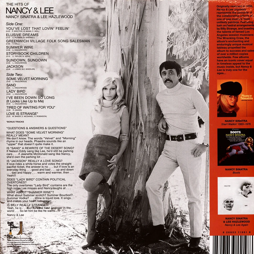 Nancy Sinatra & Lee Hazlewood - Nancy & Lee Sundown Metallic Gold & Clear Vinyl Edition