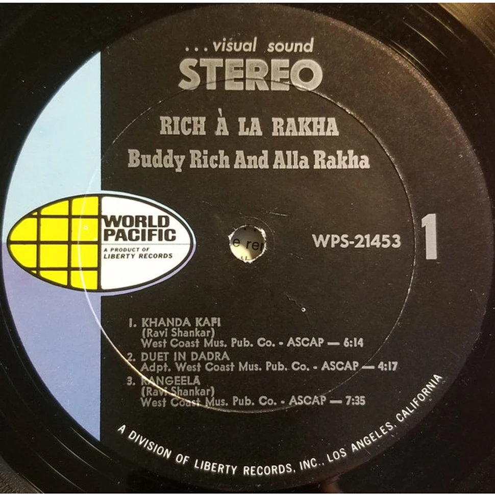 Buddy Rich And Alla Rakha - Rich À La Rakha