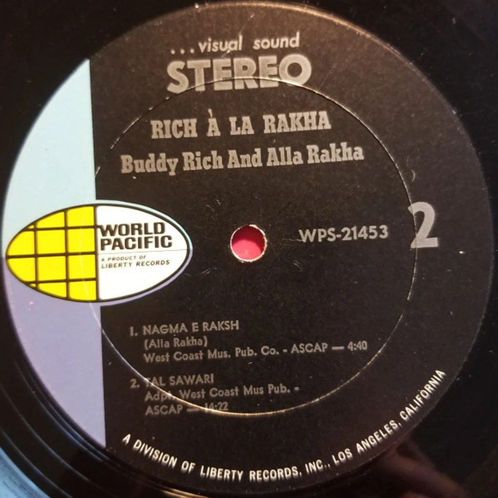 Buddy Rich And Alla Rakha - Rich À La Rakha