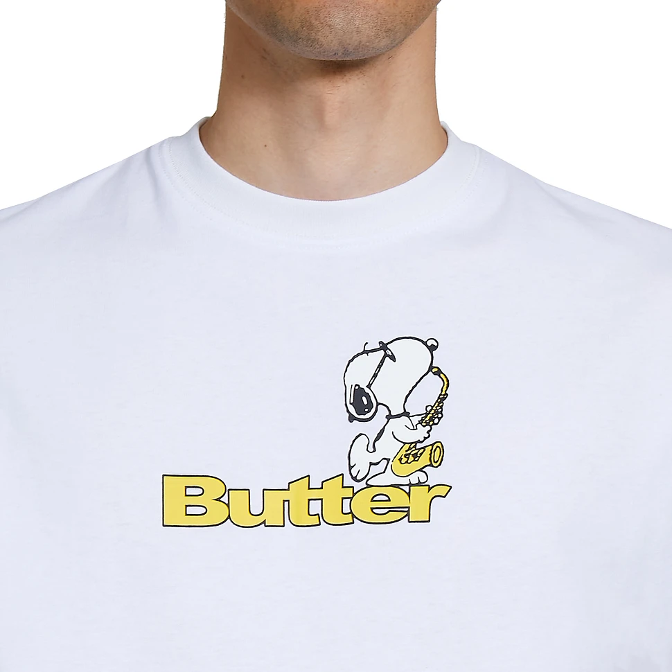 Butter Goods x Peanuts - Jazz Logo Tee