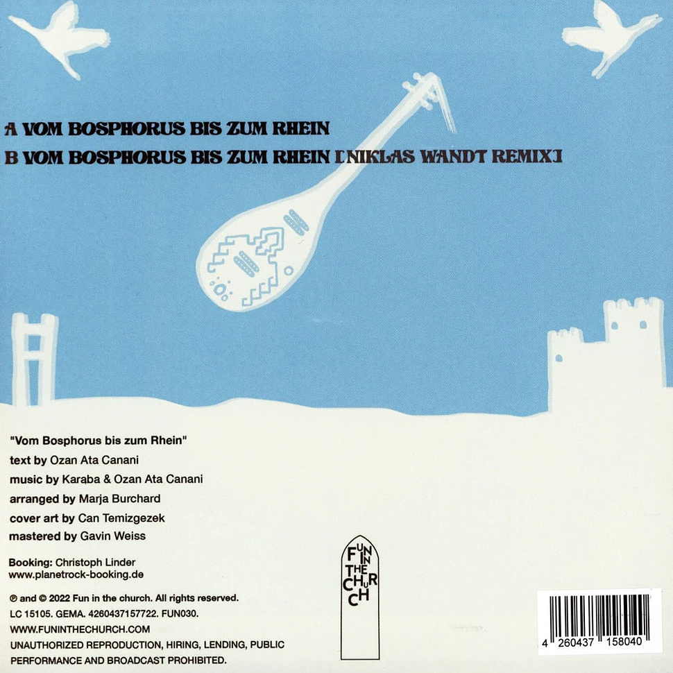 Ozan Ata Canani & Karaba - Vom Bosphorus Bis Zum Rhein Black Vinyl Edition