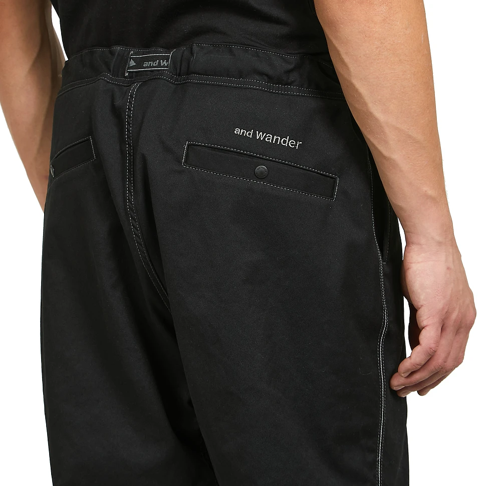 and wander - Polyester Climbing Pants (Black) | HHV