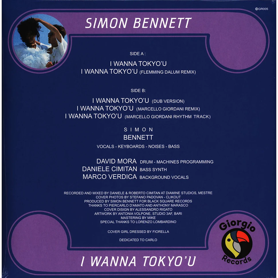 Simon Bennett - I Wanna Tokyo'u