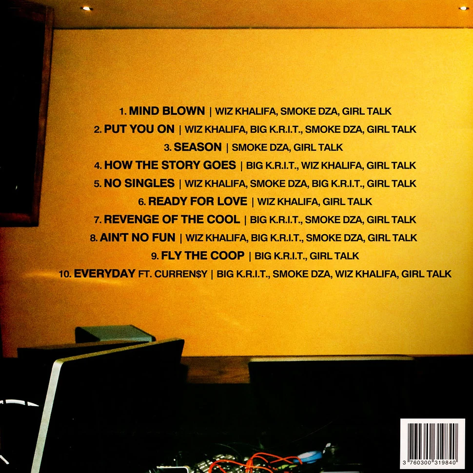 Wiz Khalifa, Big K.R.I.T, Smoke DZA, Girl Talk - Full Court Press Transparent Pink Vinyl Edition