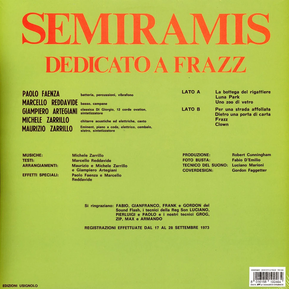 Semiramis - Dedicato A Frazz Clear Green Vinyl Edition