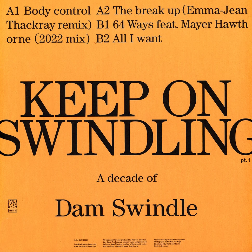 Dam Swindle - Keep On Swindling Part 1 Emma-Jean Thackray Remix