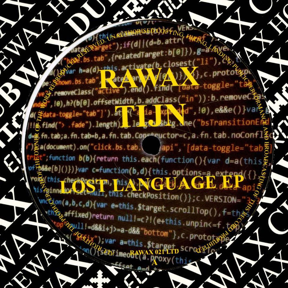 Tijn - Lost Language EP