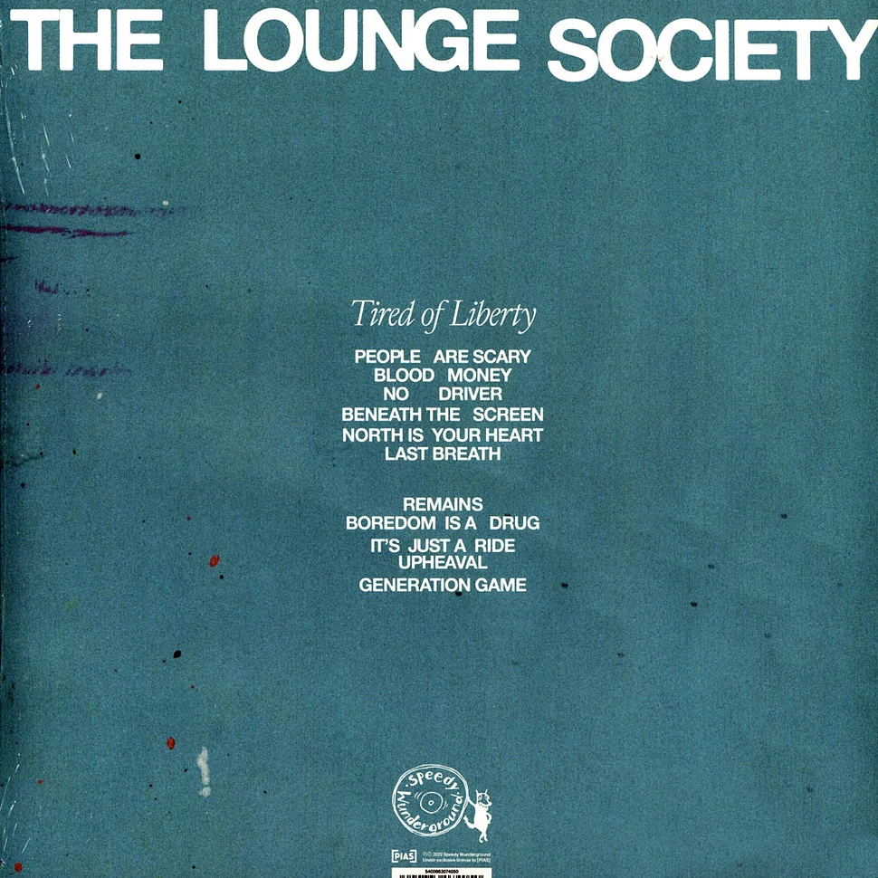 The Lounge Society - Tired Of Liberty Black Vinyl Edition