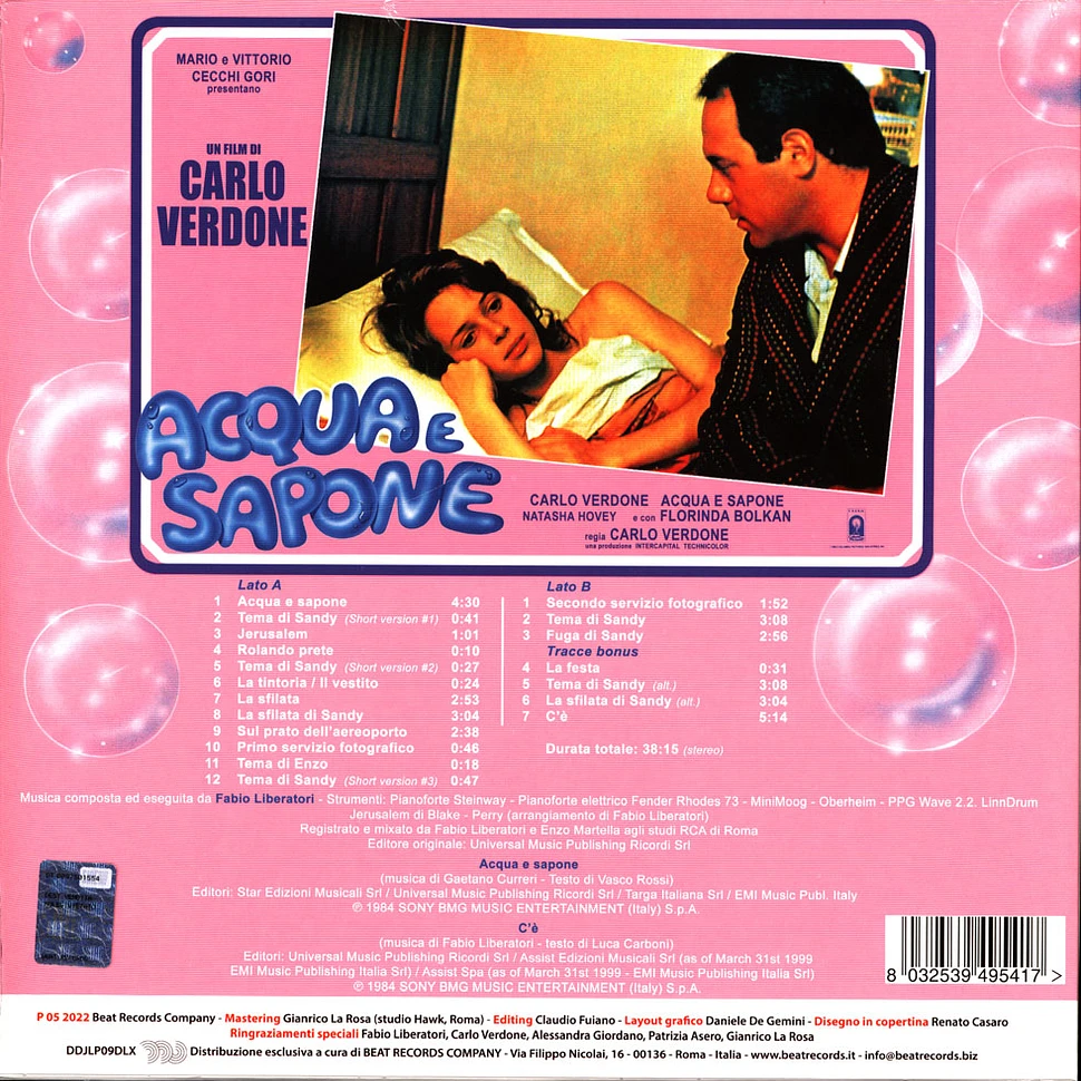 Fabio Liberatori - OST Acqua E Sapone Colored Vinyl Edition