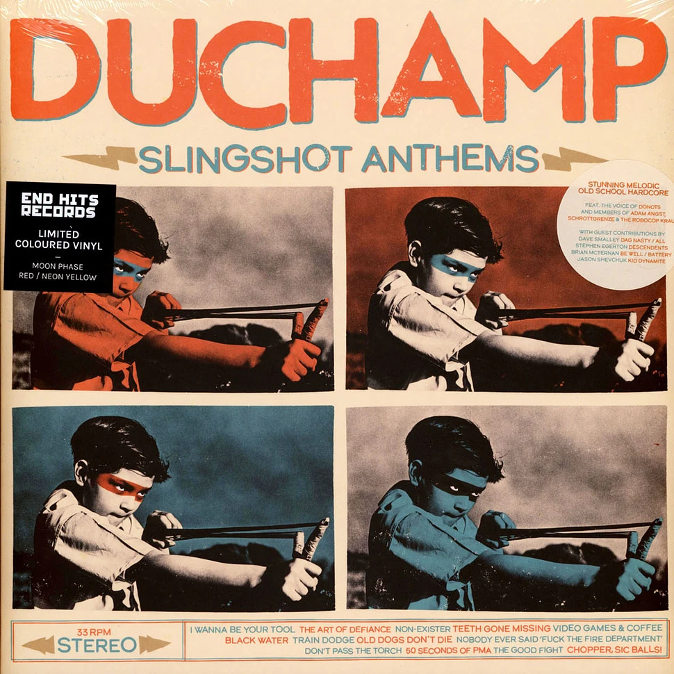 Duchamp - Slingshot Anthems Neo Yellow & Red Moonphase Vinyl Edition
