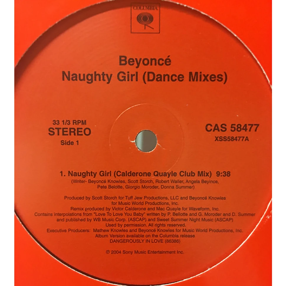 Beyonce - Naughty Girl (Dance Mixes)
