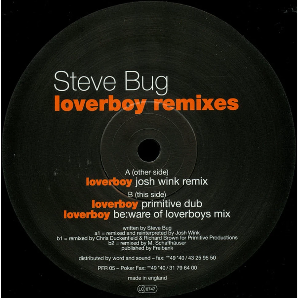 Steve Bug - Loverboy (Remixes)