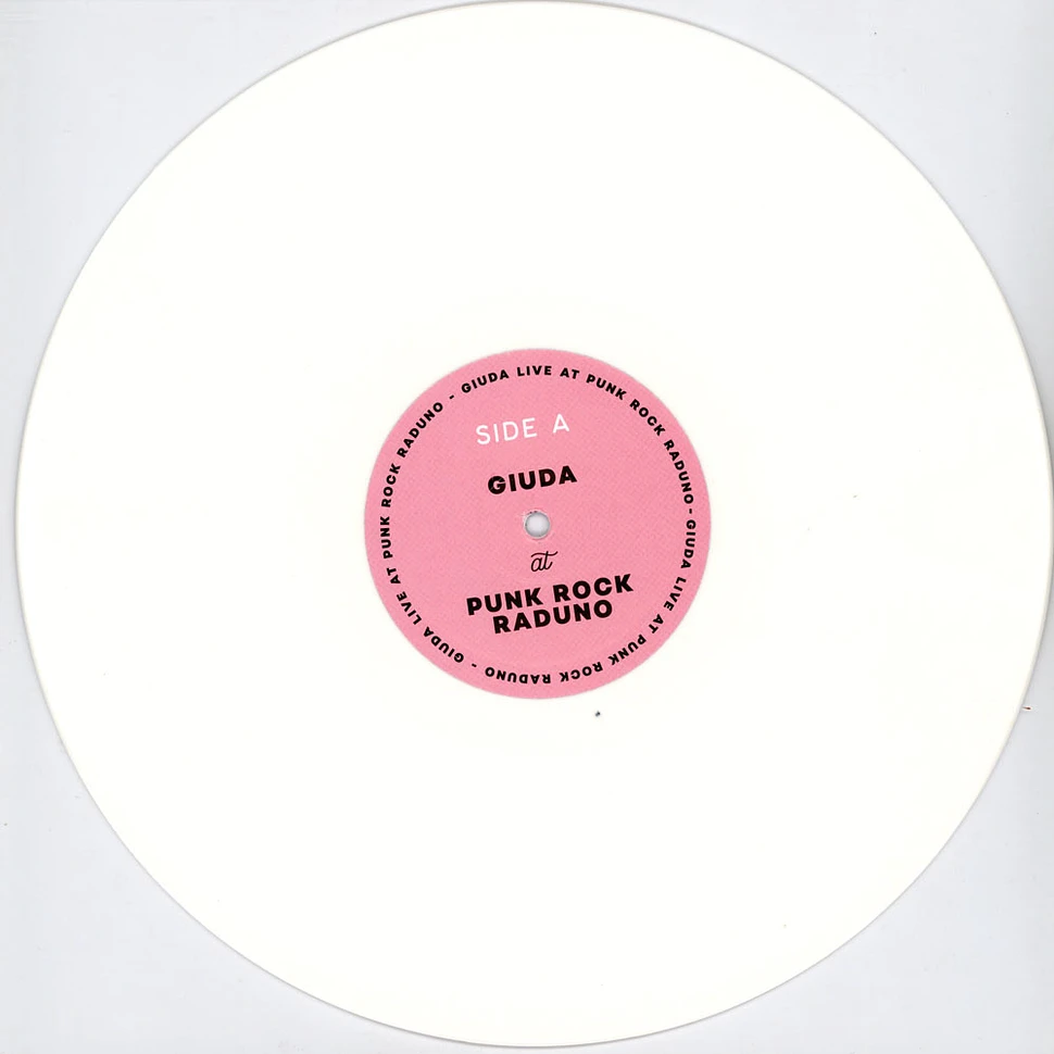 Giuda - Giuda Live At Punk Rock Raduno White Vinyl Edition