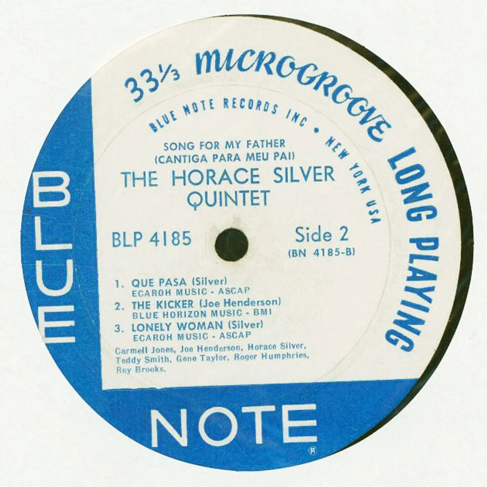 The Horace Silver Quintet - Song For My Father (Cantiga Para Meu Pai)