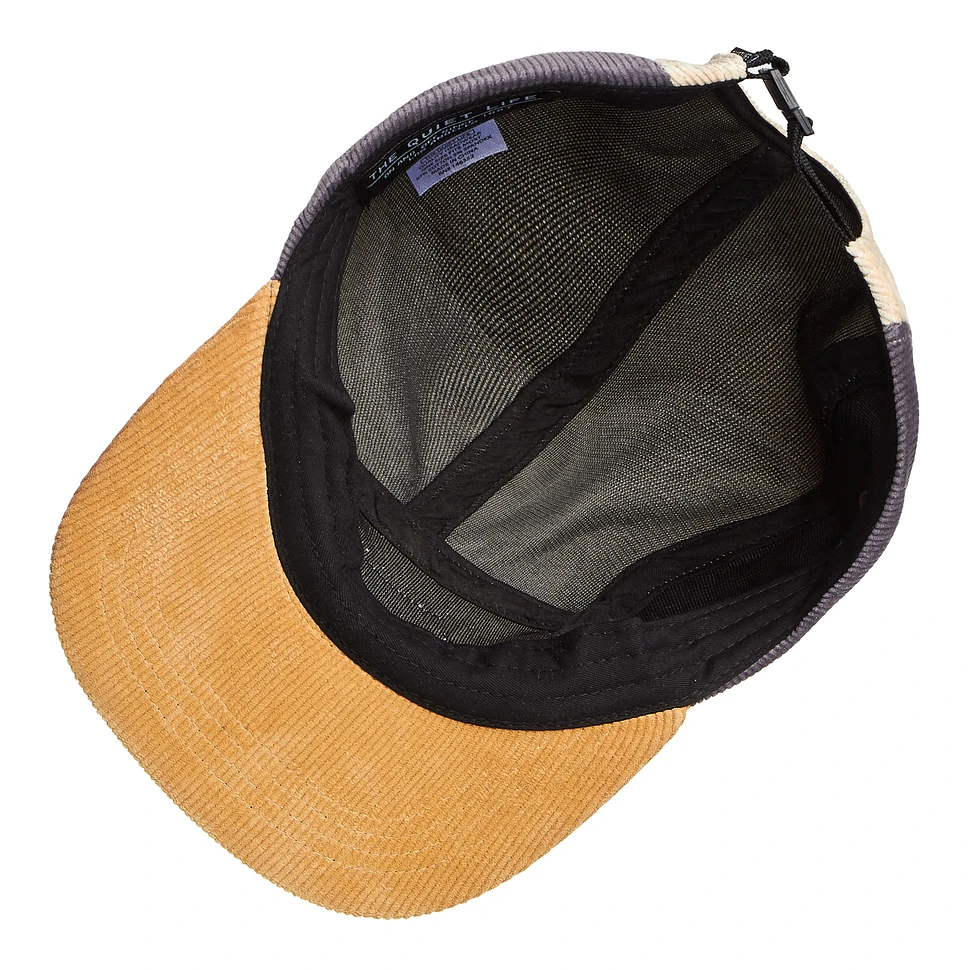 The Quiet Life - Color Block Cord 5 Panel Camper Hat