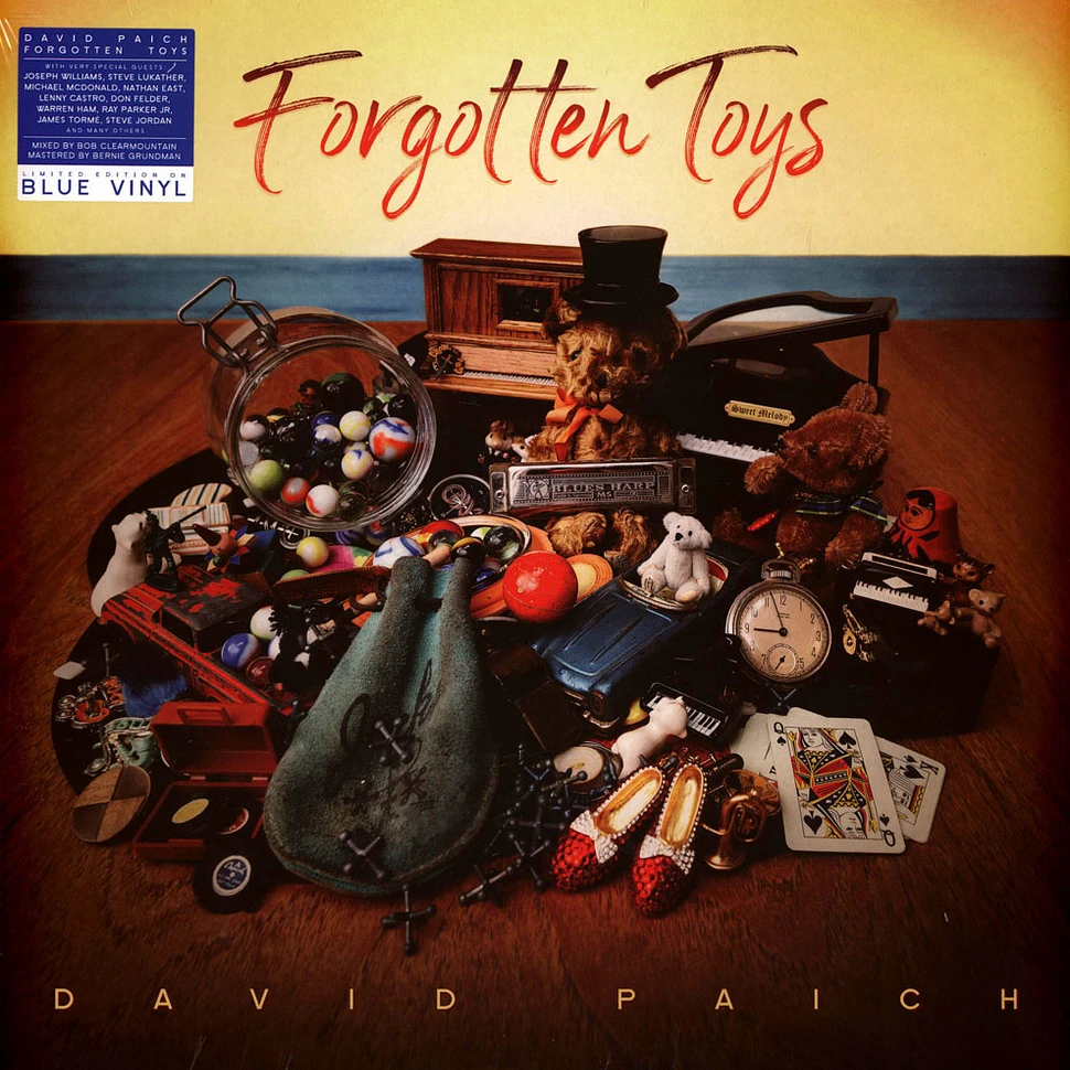 David Paich - Forgotten Toys Blue Transparent Vinyl Edition