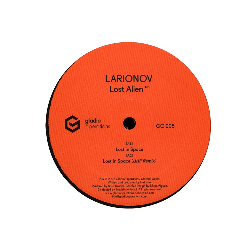 Larionov - Lost Alien EP