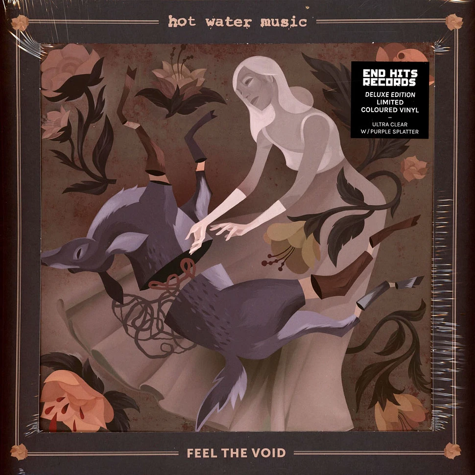 Hot Water Music - Feel The Void Ultra Clear With Deep Purple Splatter Vinyl Edition Vinyl Edition