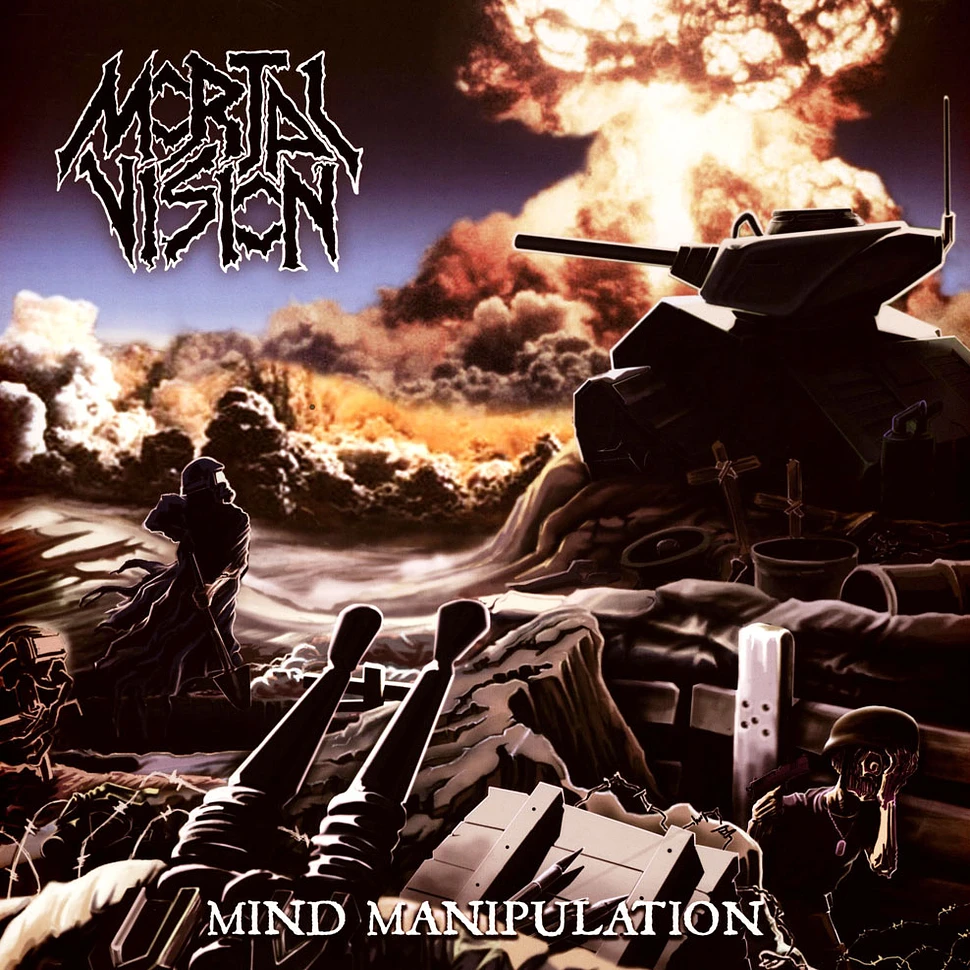 Mortal Vision - Mind Manipulation Orange/Dark Blue Galaxy Vinyl Edition