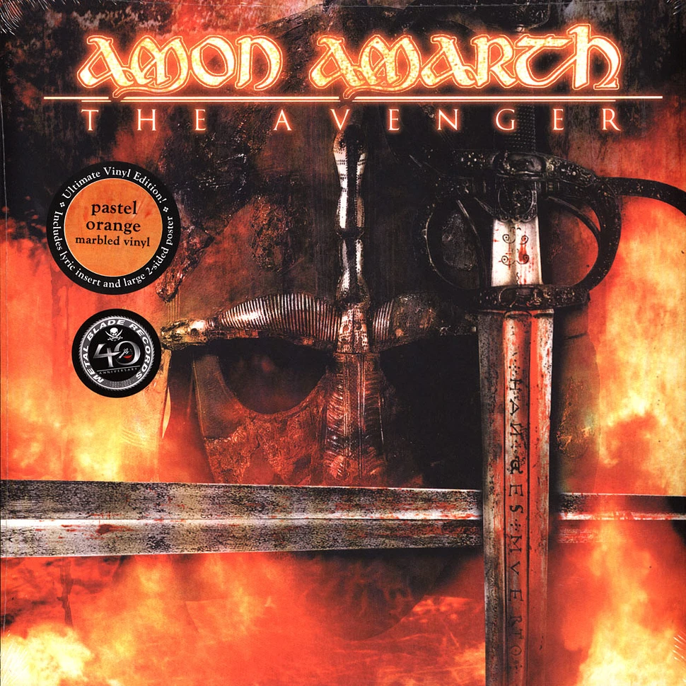 Amon Amarth - The Avenger Pastel Orange Marbled Edition