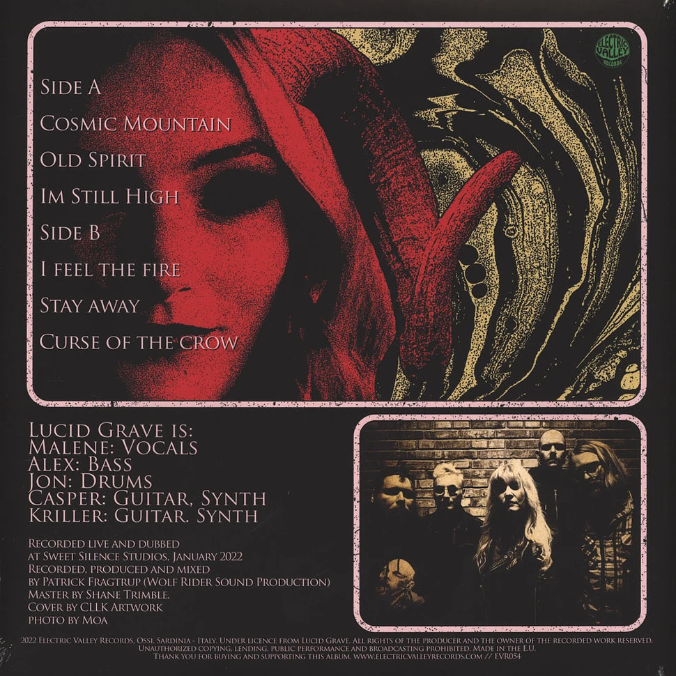 Lucid Grave - Cosmic Mountain Clear Vinyl Edtion