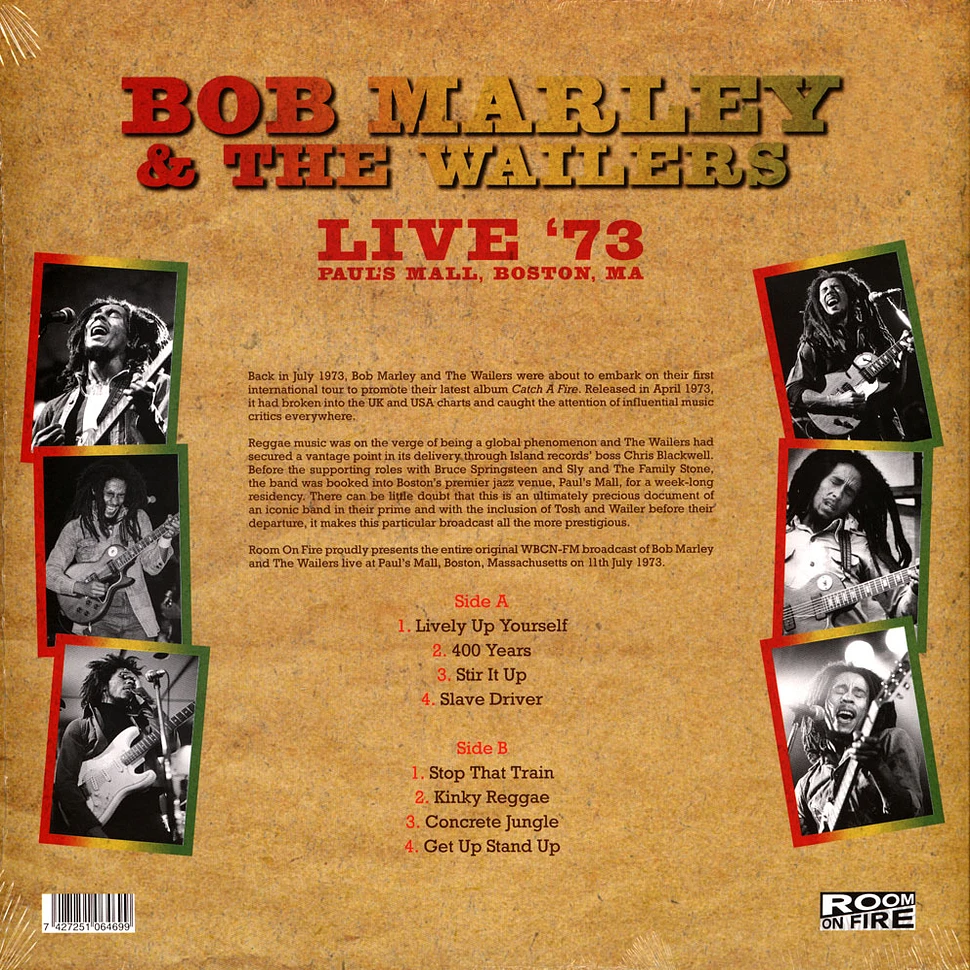 Bob Marley & The Wailers - Live '73 Paul's Mall, Boston, Ma