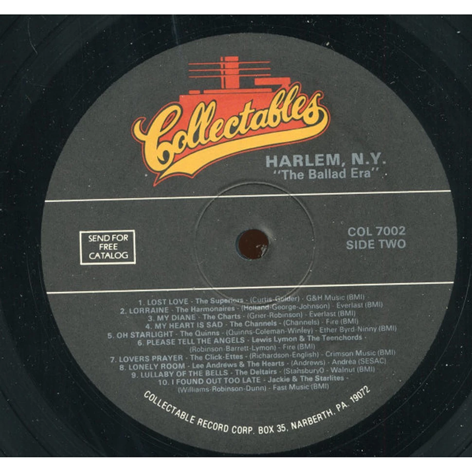 V.A. - Harlem, N. Y. - The Ballad Era