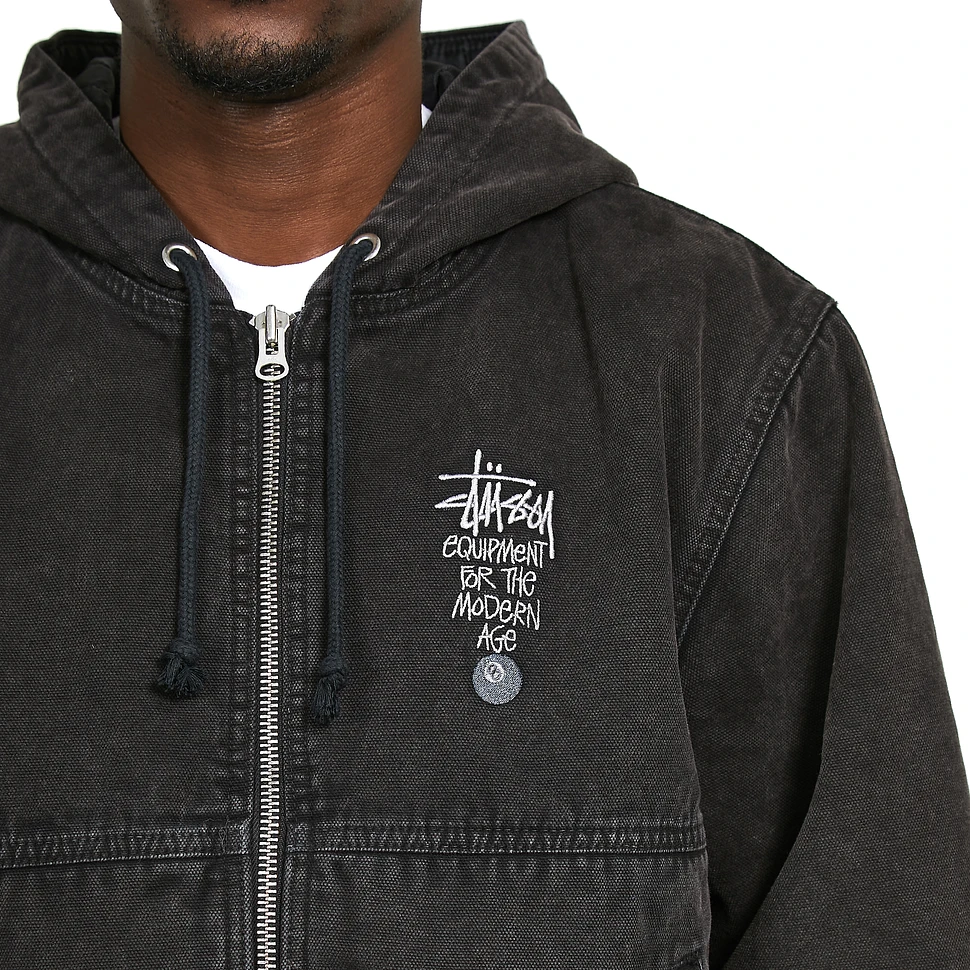 Stüssy - Canvas Insulated Work Jacket (Black) | HHV