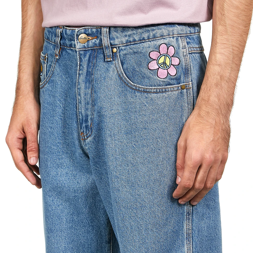 Butter Goods - Flower Denim Jeans Relaxed Fit