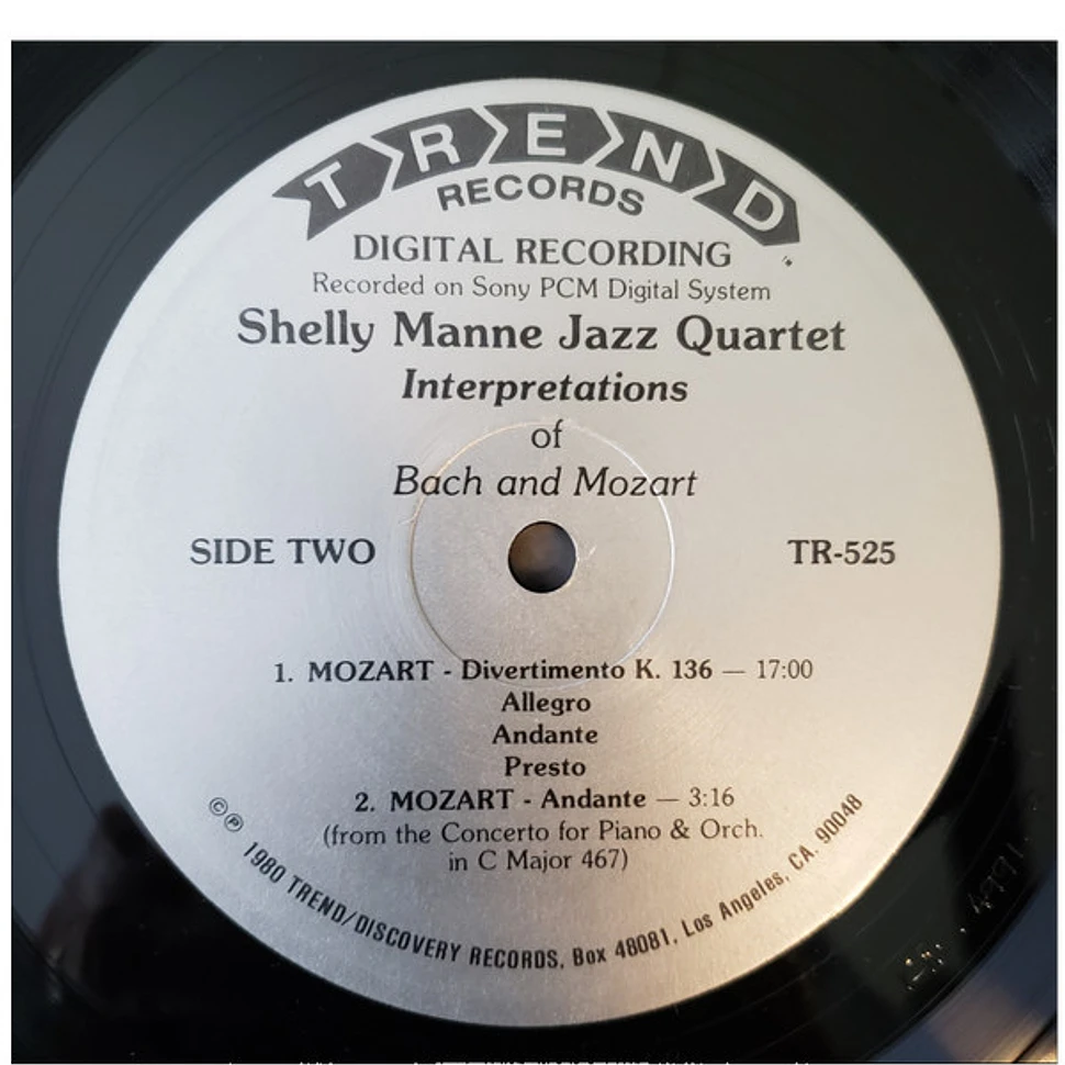 Shelly Manne Jazz Quartet - Interpretations Of Bach And Mozart