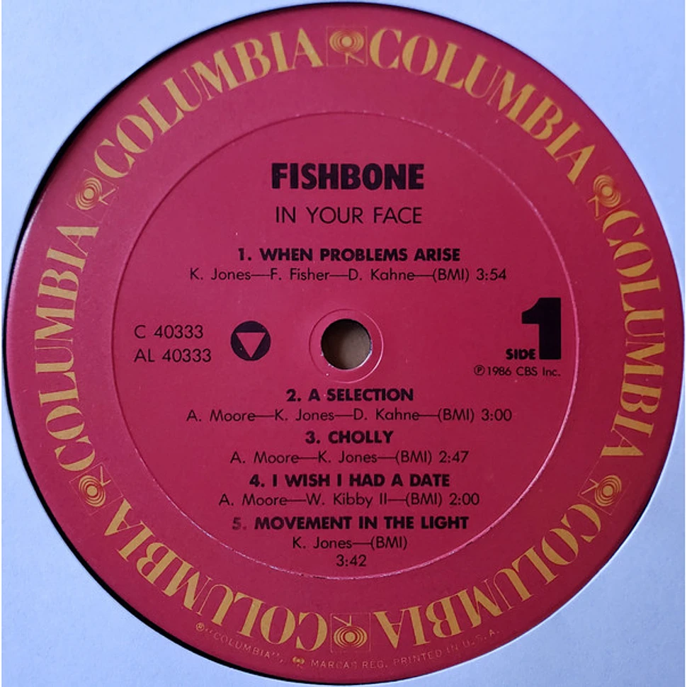 Fishbone - In Your Face