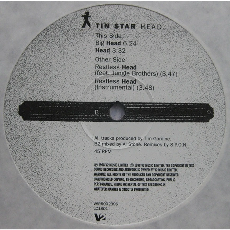 Tin Star - Head