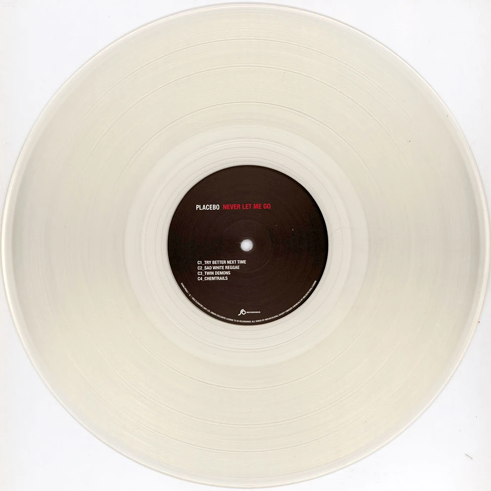 Placebo - Never Let Me Go Clear Vinyl Edition