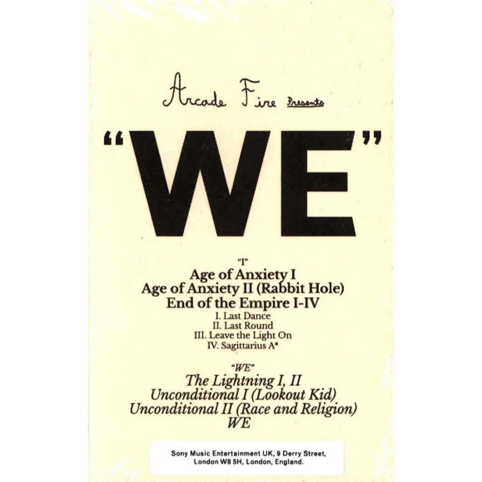 Arcade Fire - We Clear Cassette Edition