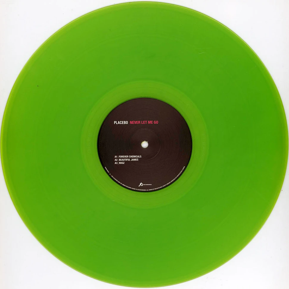 Placebo - Never Let Me Go Transparent Lime Green Vinyl Edition