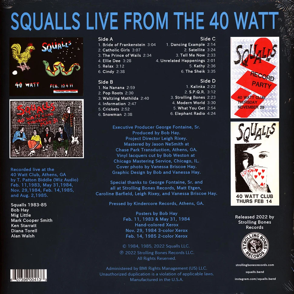 Squalls - Live From The 40 Watt
